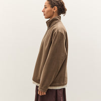 Camiel Fortgens Fleece Anorak, Taupe