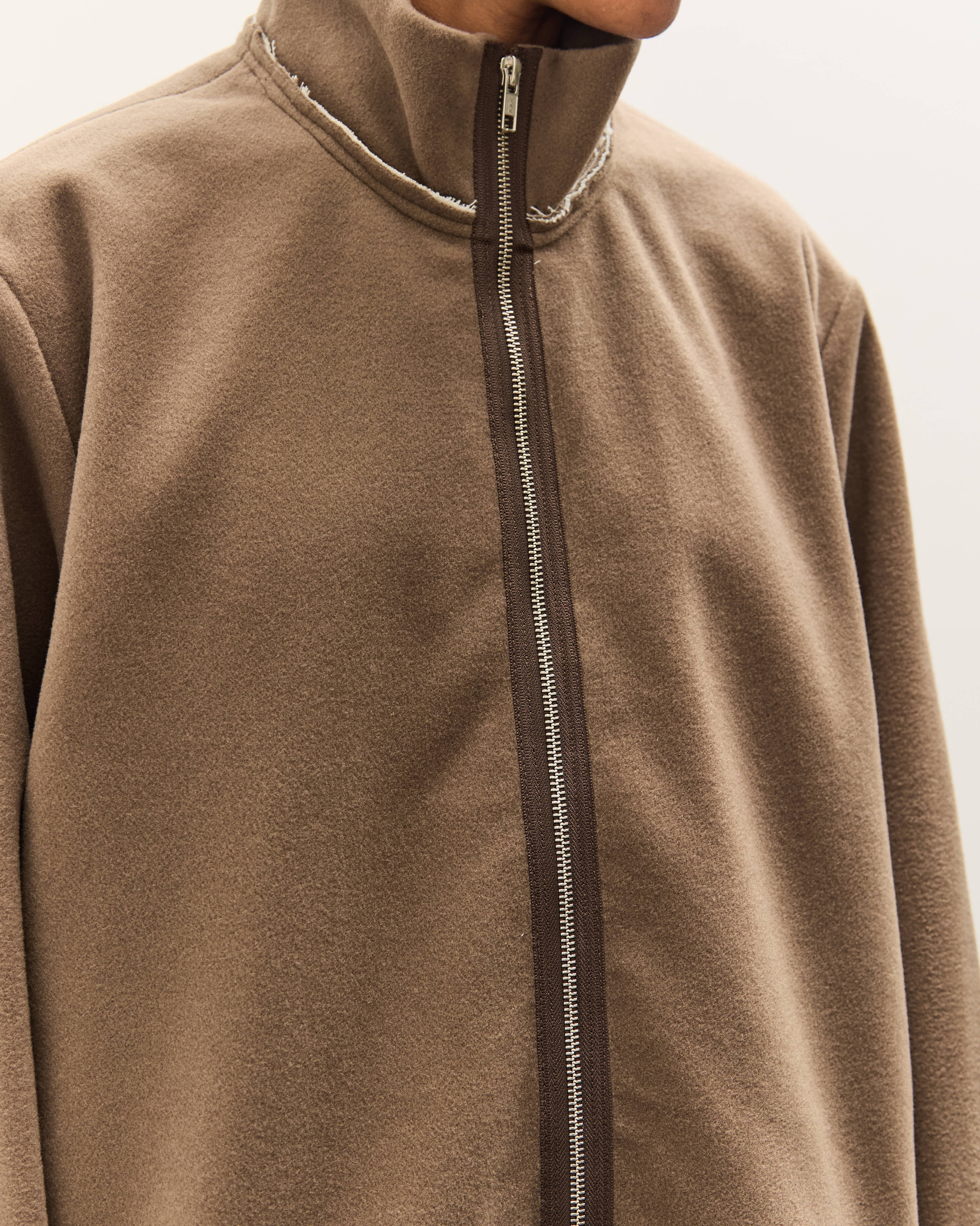 Camiel Fortgens Fleece Anorak, Taupe – Glasswing