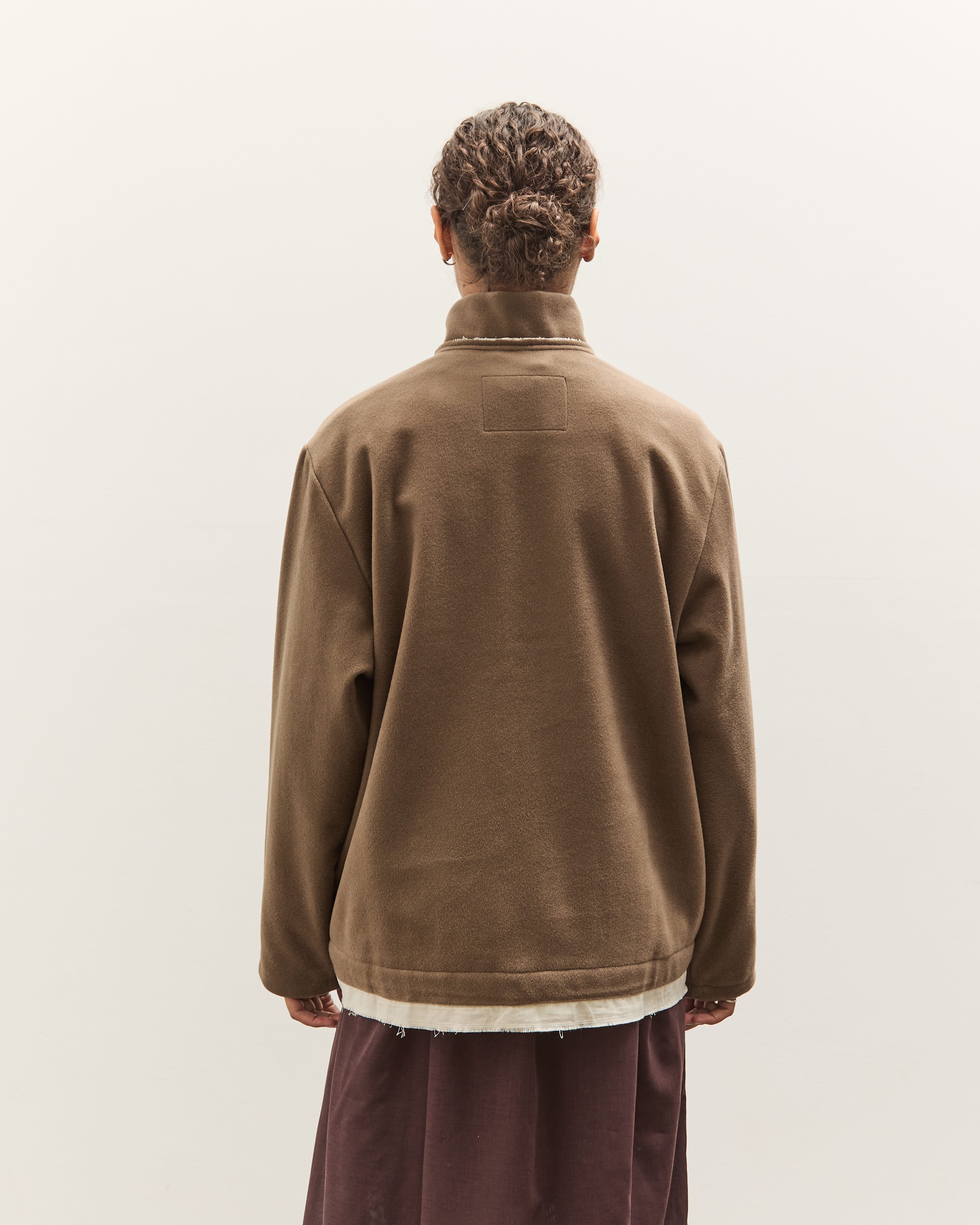 Camiel Fortgens Fleece Anorak, Taupe – Glasswing