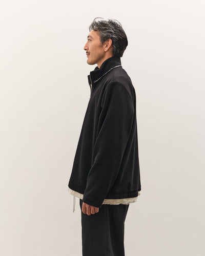 Camiel Fortgens Fleece Anorak Unisex, Black