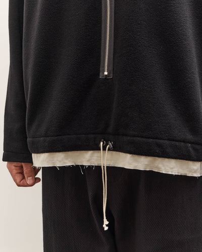Camiel Fortgens Fleece Anorak Unisex, Black
