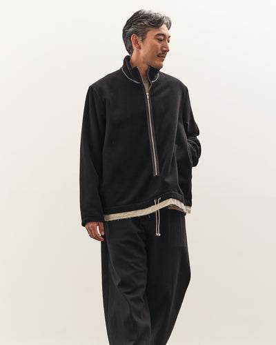 Camiel Fortgens Fleece Anorak Unisex, Black