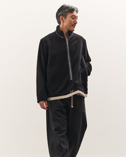 Camiel Fortgens Fleece Anorak Unisex, Black