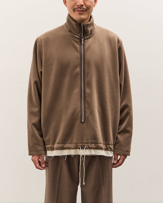 Camiel Fortgens Fleece Anorak Unisex, Taupe