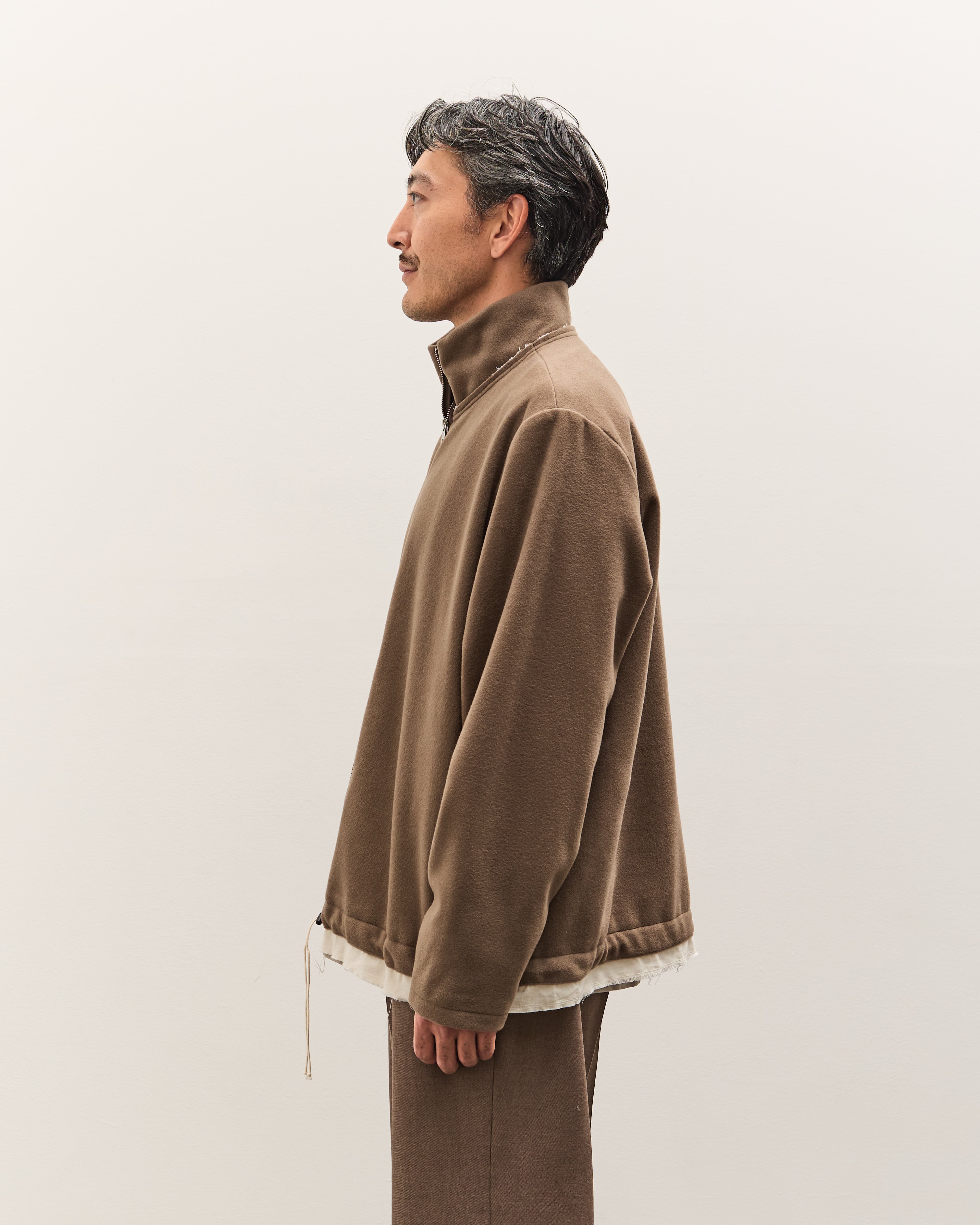 Camiel Fortgens Fleece Anorak Unisex, Taupe – Glasswing