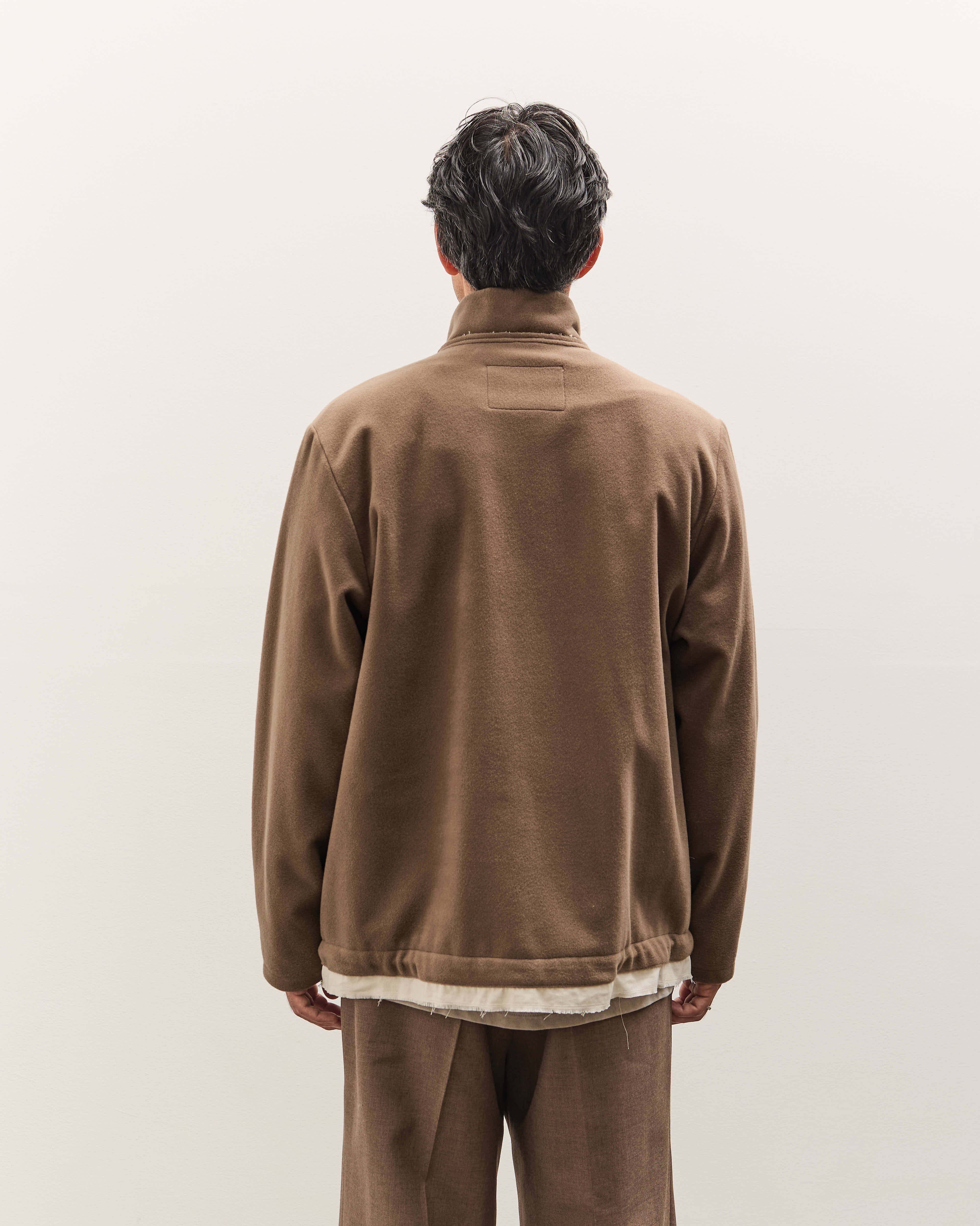 Camiel Fortgens Fleece Anorak Unisex, Taupe – Glasswing