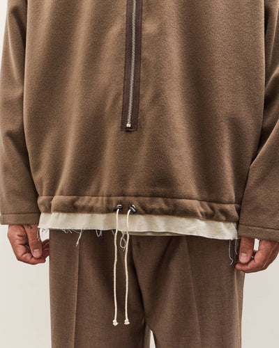 Camiel Fortgens Fleece Anorak Unisex, Taupe