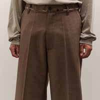 Camiel Fortgens Straight Slacks Unisex, Brown