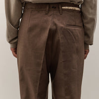 Camiel Fortgens Straight Slacks Unisex, Brown