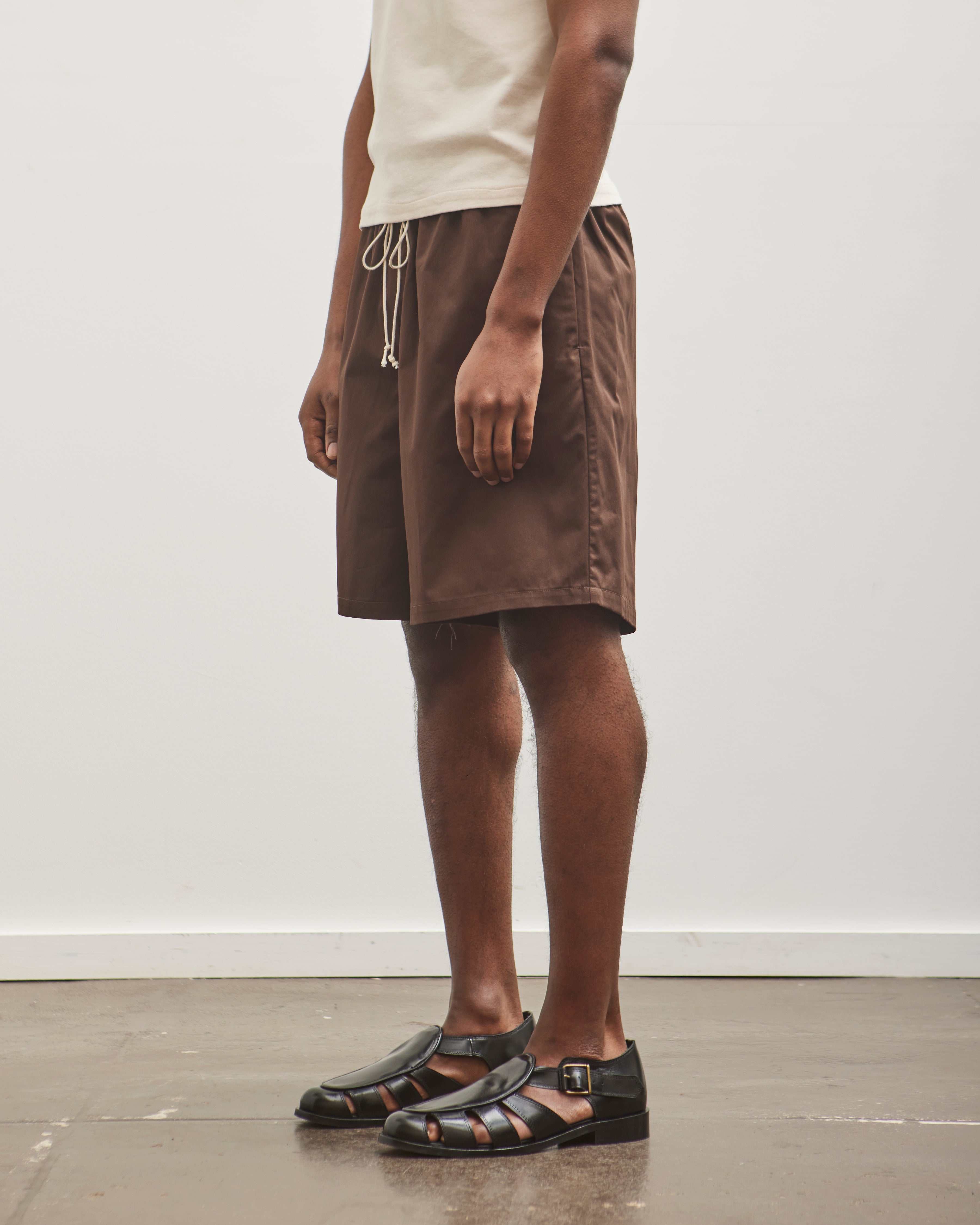 Camiel Fortgens Unisex Knee Shorts, Brown – Glasswing