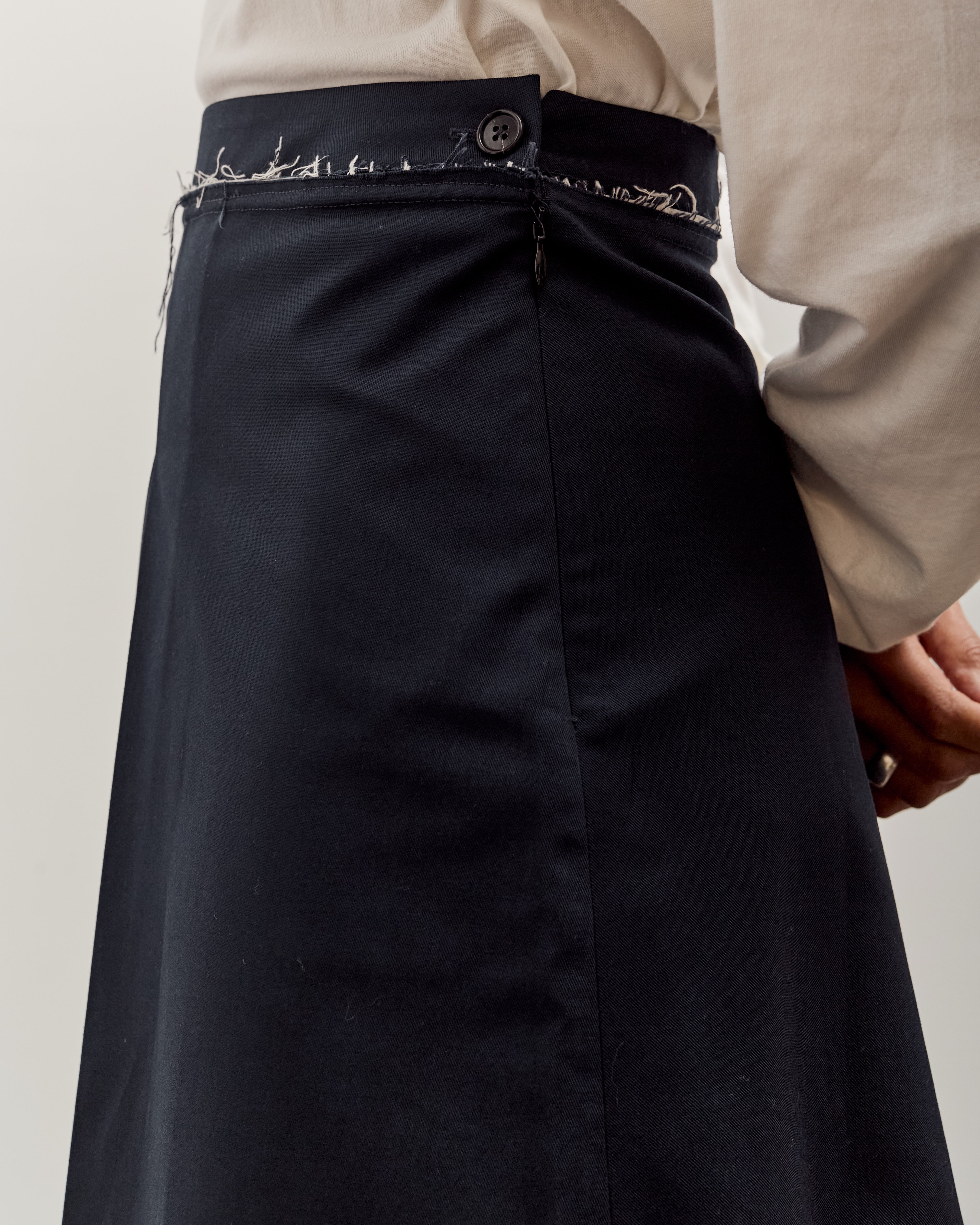 Camiel Fortgens Mini Skirt, Navy – Glasswing