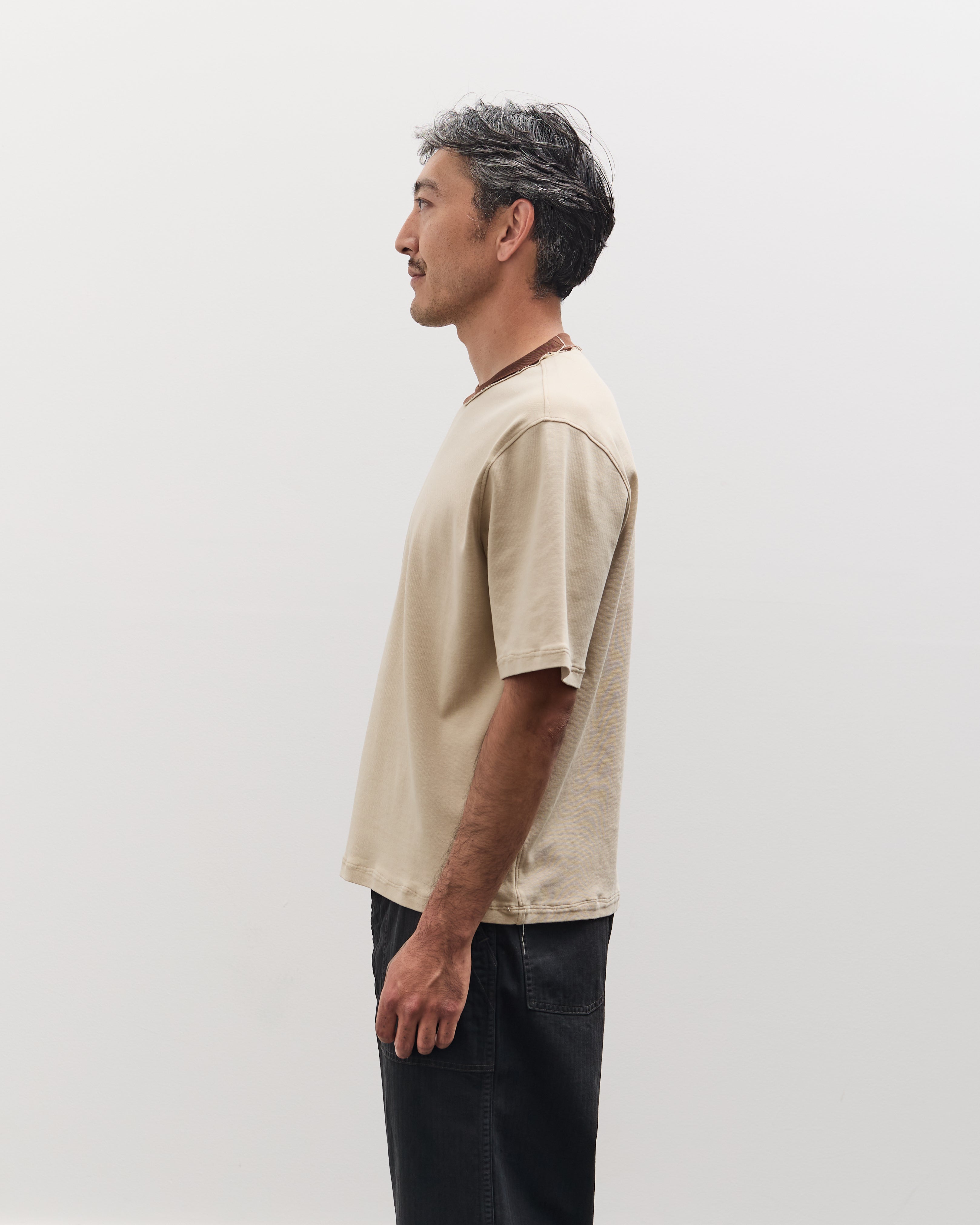 Camiel Fortgens Unisex Normal Tee, Sand/Brown – Glasswing