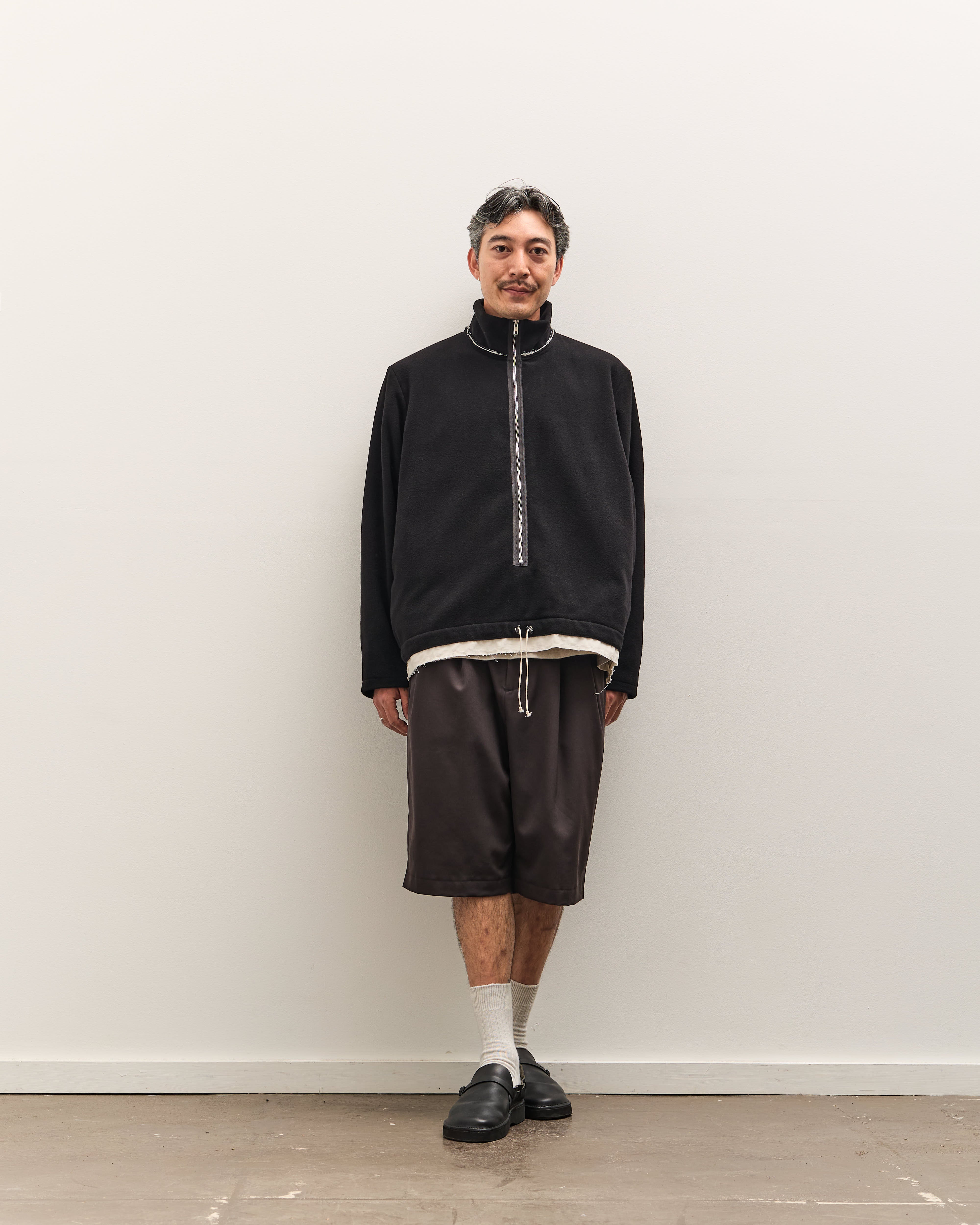 Camiel Fortgens Slim Suit Shorts Unisex, Faded Black – Glasswing