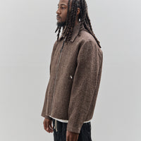 Camiel Fortgens Simple Jacket, Brown Herringbone