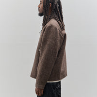 Camiel Fortgens Simple Jacket, Brown Herringbone