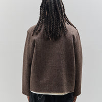 Camiel Fortgens Simple Jacket, Brown Herringbone