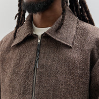 Camiel Fortgens Simple Jacket, Brown Herringbone