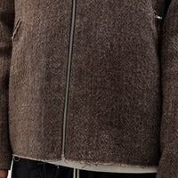 Camiel Fortgens Simple Jacket, Brown Herringbone