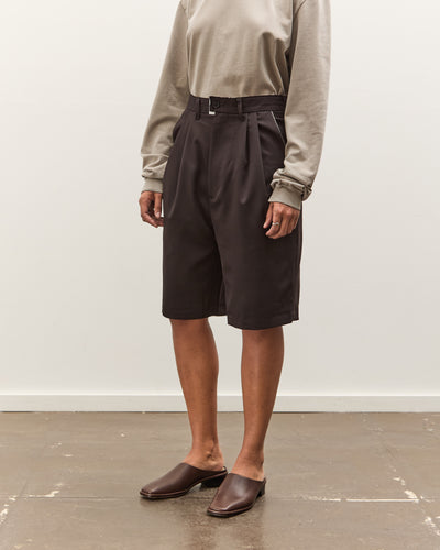 Camiel Fortgens Slim Suit Shorts, Faded Black