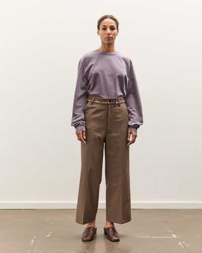 Camiel Fortgens Straight Slacks, Brown