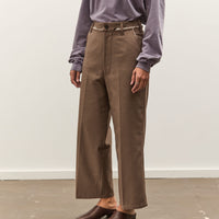 Camiel Fortgens Straight Slacks, Brown