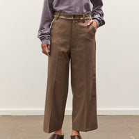Camiel Fortgens Straight Slacks, Brown