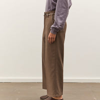 Camiel Fortgens Straight Slacks, Brown