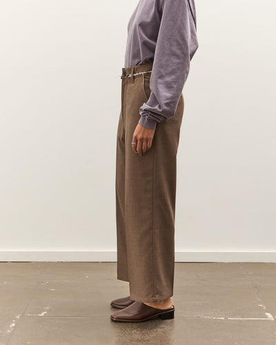 Camiel Fortgens Straight Slacks, Brown