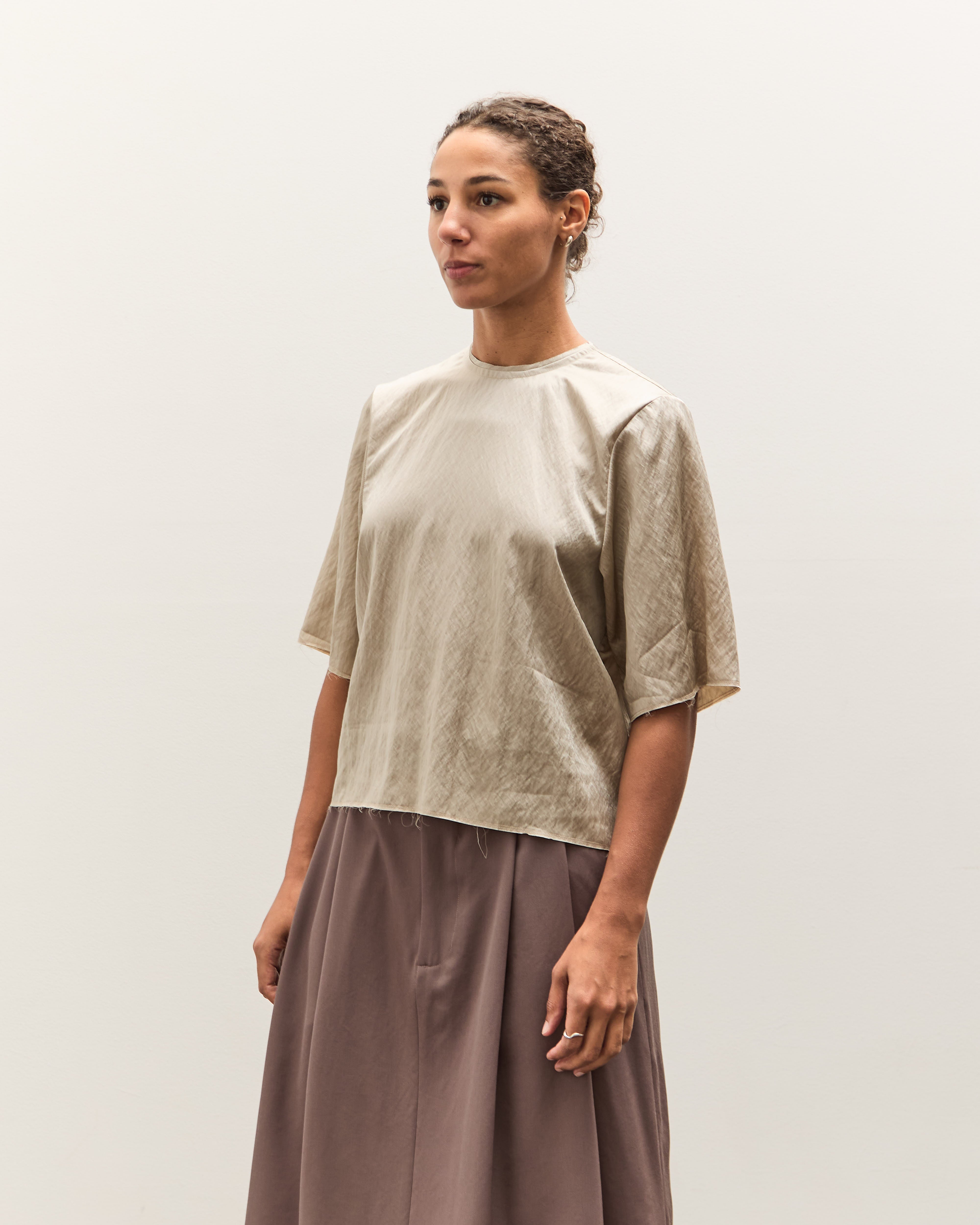 Camiel Fortgens Tailored Tee Top, Champagne – Glasswing
