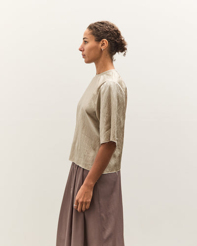 Camiel Fortgens Tailored Tee Top, Champagne