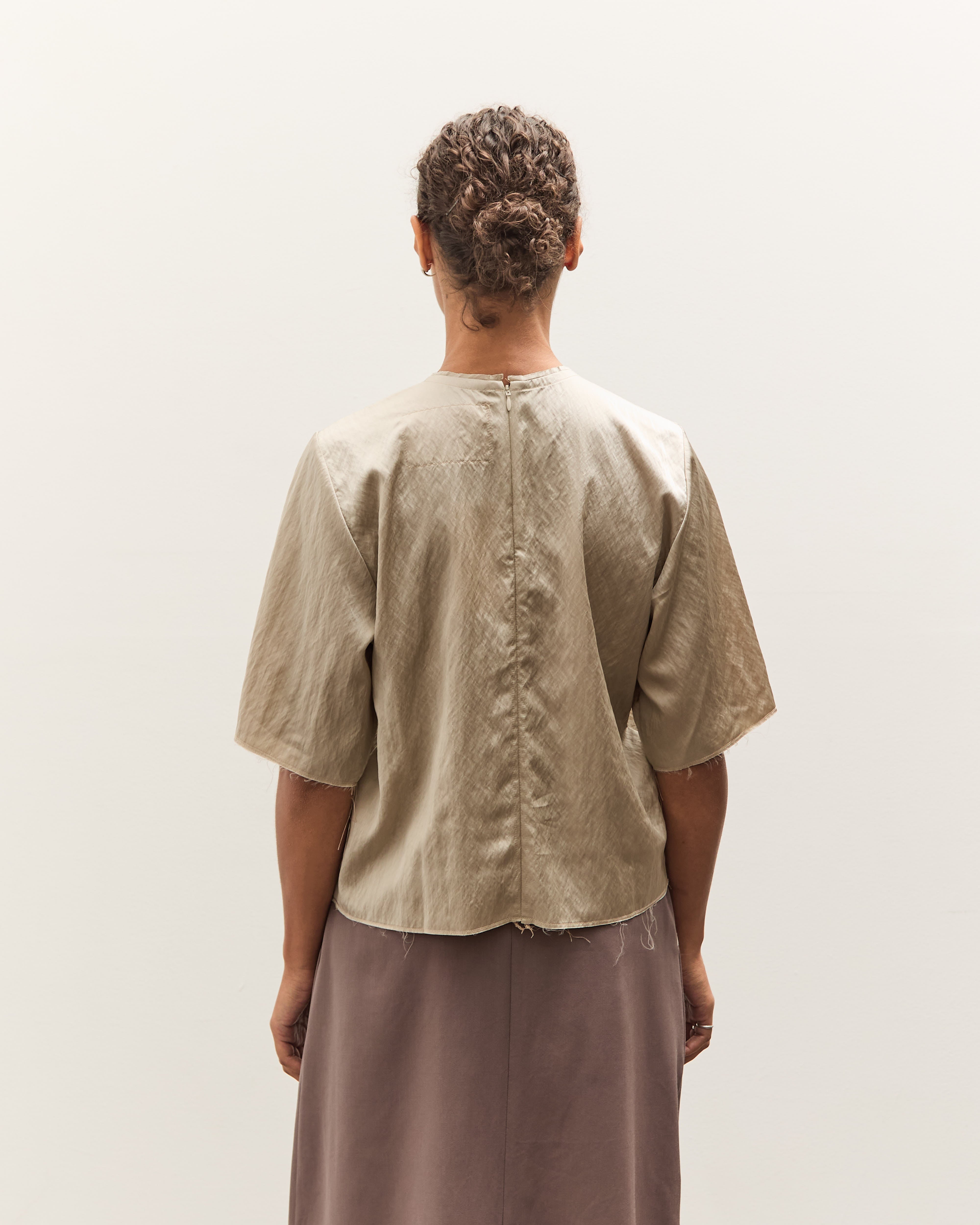 トップス CAMIEL FORTGENS 21SS RESEARCH SHIRT TEE Camiel Fortgens Tailored Tee Top, Champagne – Glasswing