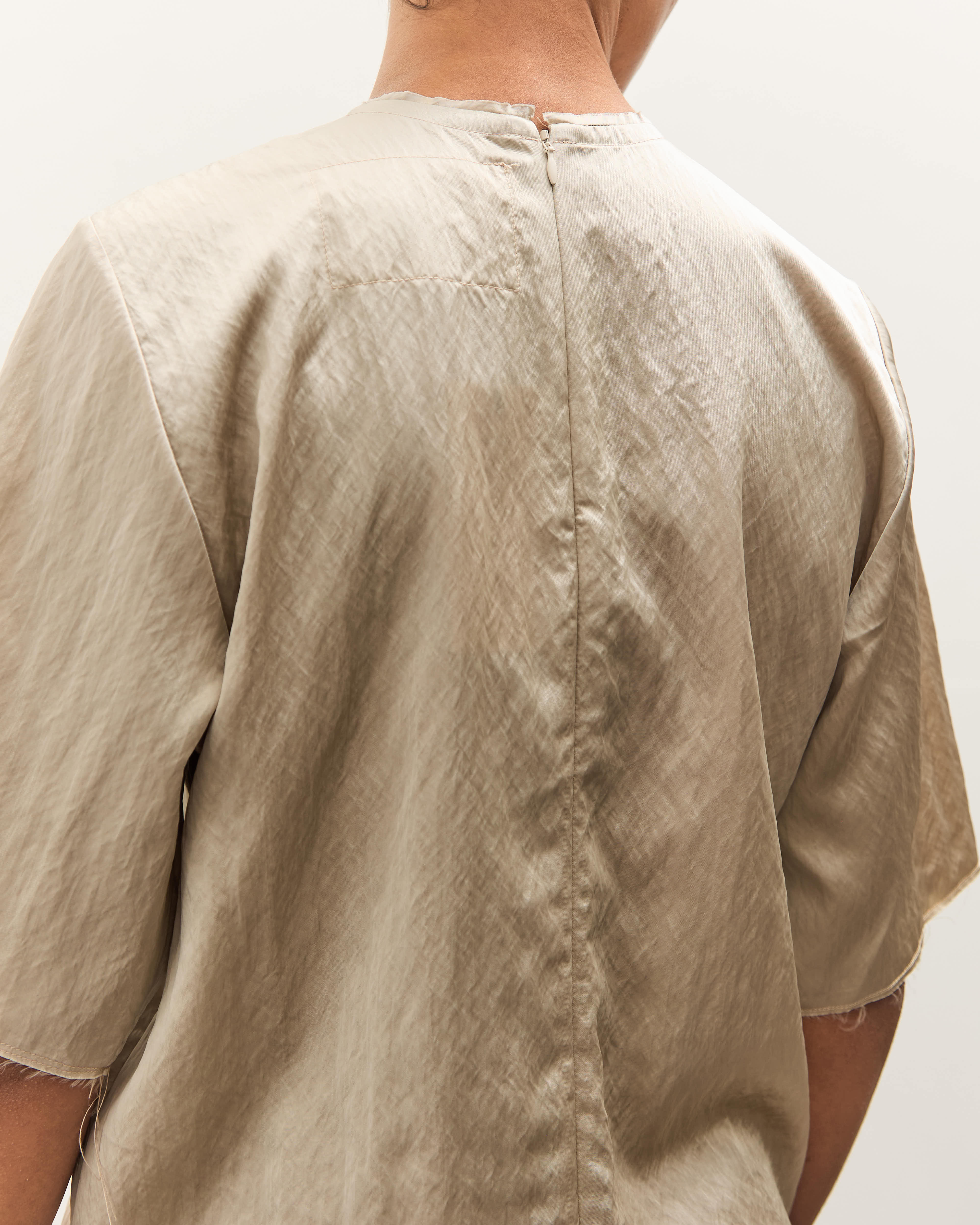 Camiel Fortgens Tailored Tee Top, Champagne – Glasswing