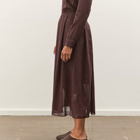 Camiel Fortgens Topless Dress, Brown Wool Mesh