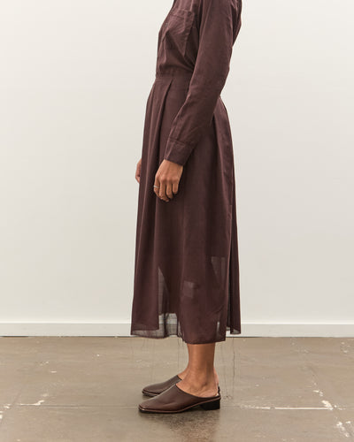 Camiel Fortgens Topless Dress, Brown Wool Mesh
