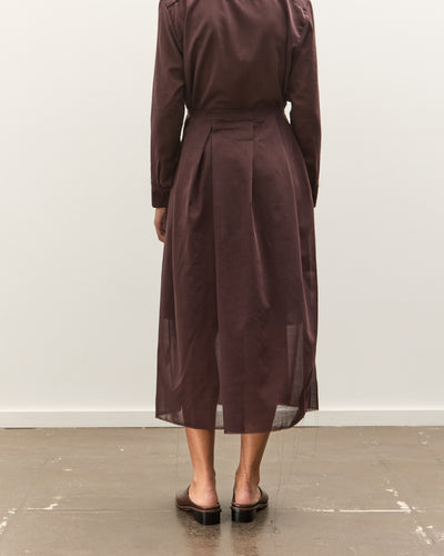 Camiel Fortgens Topless Dress, Brown Wool Mesh