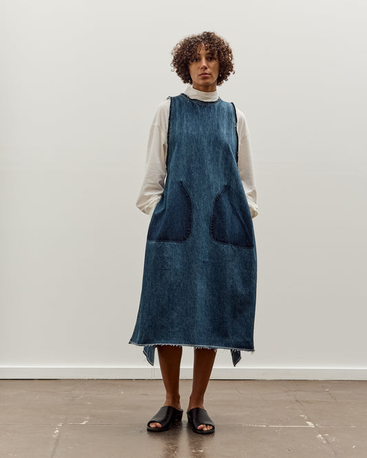 monki denim wrap dress Monki + Denim midi dress