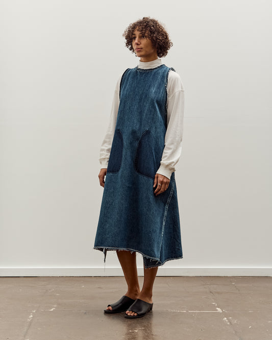 long denim wrap dress Women's Denim Long Sleeve Maxi Wrap Dress -- FI-6204D