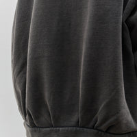 Camiel Fortgens Zip Hoodie, Black Old Dyed