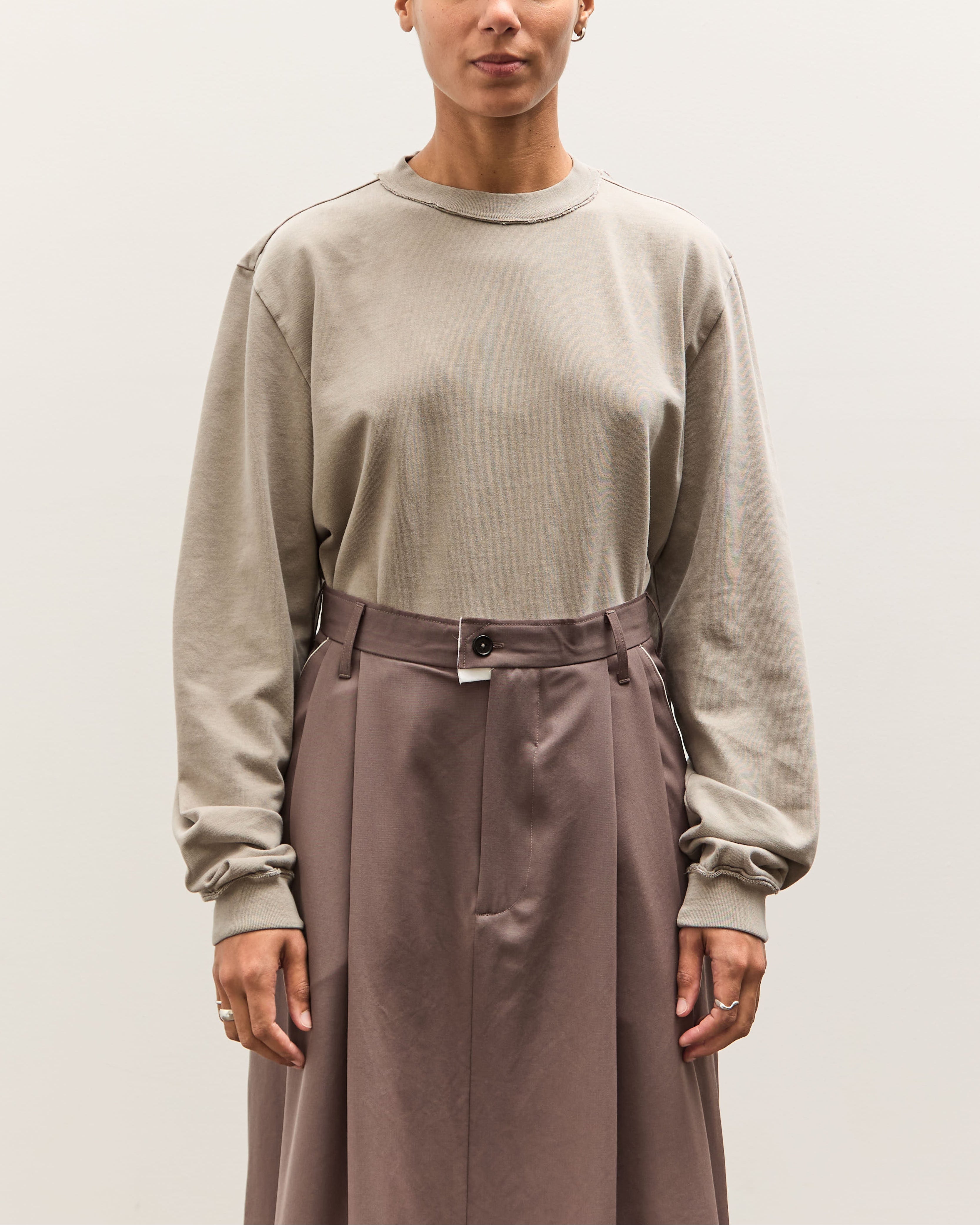 Camiel Fortgens Big Tee LS, Taupe – Glasswing