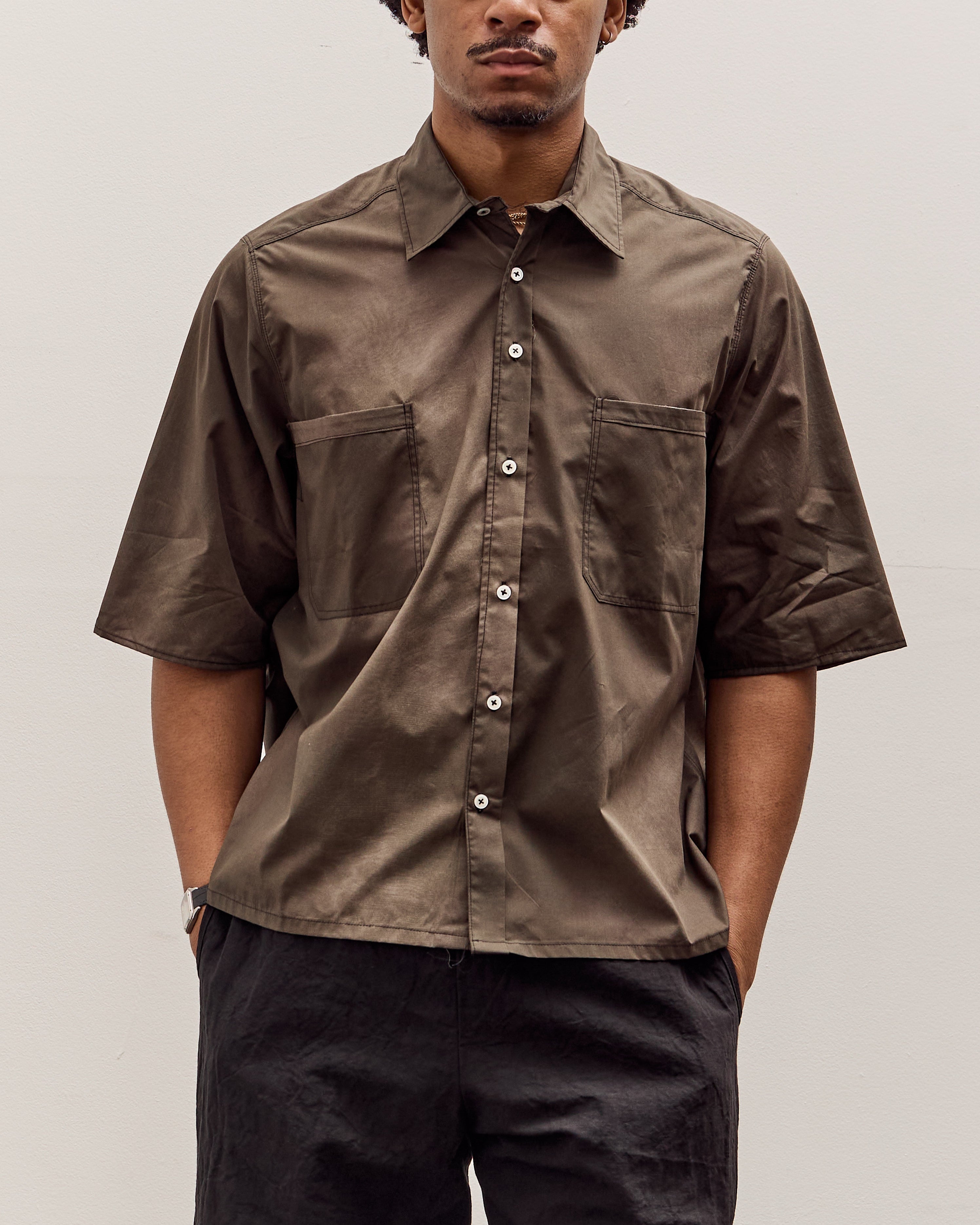 Camiel Fortgens Boxy Shirt, Black Sunfade – Glasswing