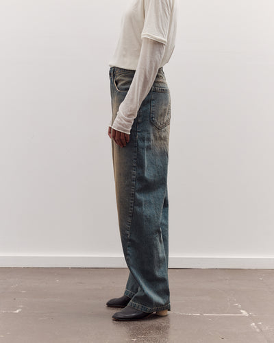 Wobbly Jeans, Vintage Blue Green