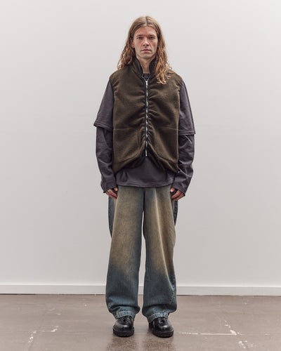 Fleece Vest, Green