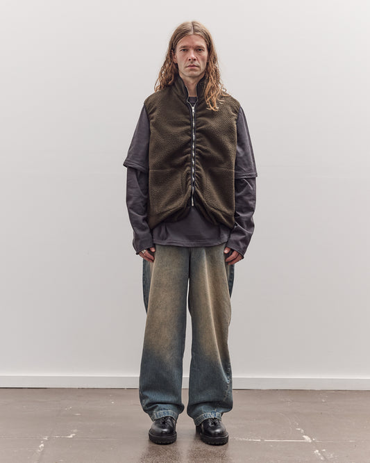 Fleece Vest, Green