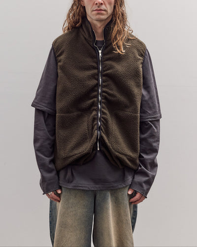 Fleece Vest, Green
