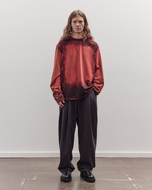 Painted Big Tee LS, Red