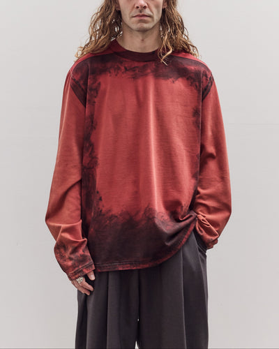 Painted Big Tee LS, Red
