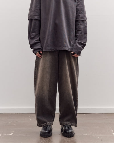 Wide Jeans, Faded Brown