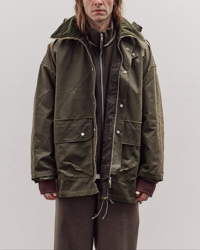 Waxed Outdoor Jacket, Green