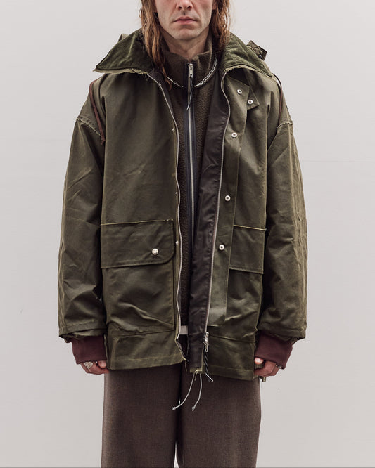 Waxed Outdoor Jacket, Green