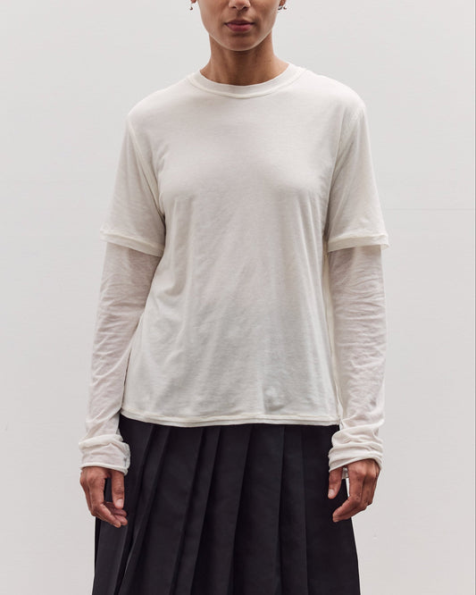 Double Normal Tee, Off-White